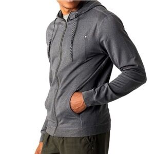 Vuori Men’s movement Hoodie Full Zip Grey